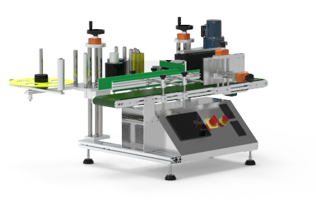 桌面式圓瓶貼標(biāo)機(jī)