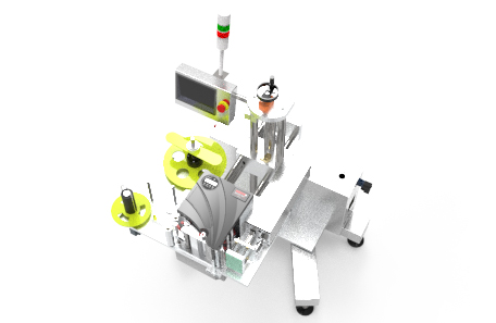 高速打印貼標(biāo)一體機(jī)