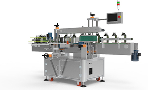 雙面不干膠貼標機+卷標機構